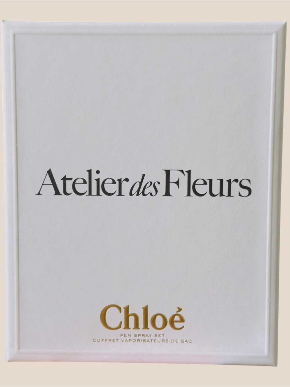Chloe Atelier des Fleurs Discovery Gift Set Trio New in Box